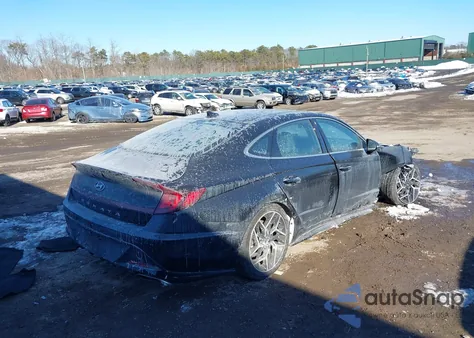 2022 Hyundai Sonata N Line из США, поврежденный, VIN KMHL14JC7NA227659